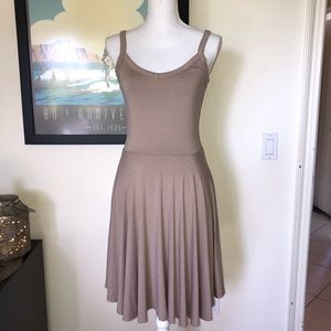 Cynthia Rowley Tan Stretchy Tank Dress